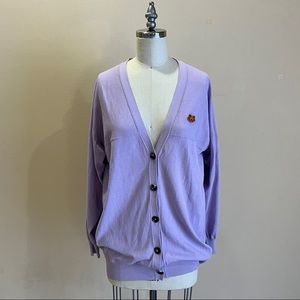Kenzo light purple cardigan